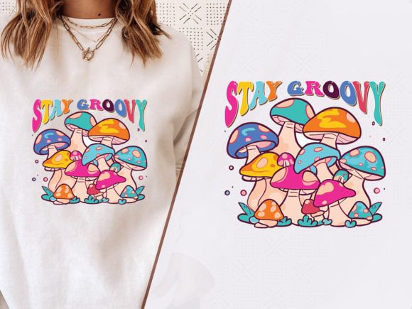 A Designer's Review: 'Stay Groovy' Graphics for T-Shirts and Craft Projects