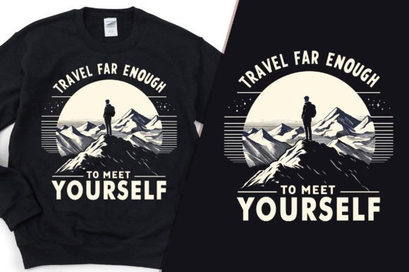 A Designer’s Review of Travel Far Enough T-Shirt Graphics