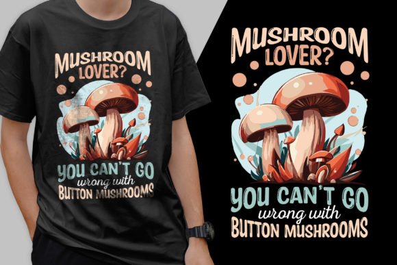 A Mushroom Graphic for T-Shirt Designs & Modern Marketing