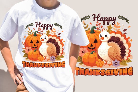 A Thanksgiving Graphic for T-Shirt Designs & Branding Projects