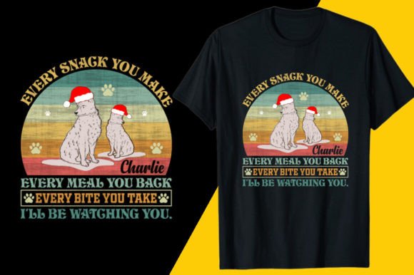 Christmas Dog Lovers Shirt Design for Graphics and Merchandise