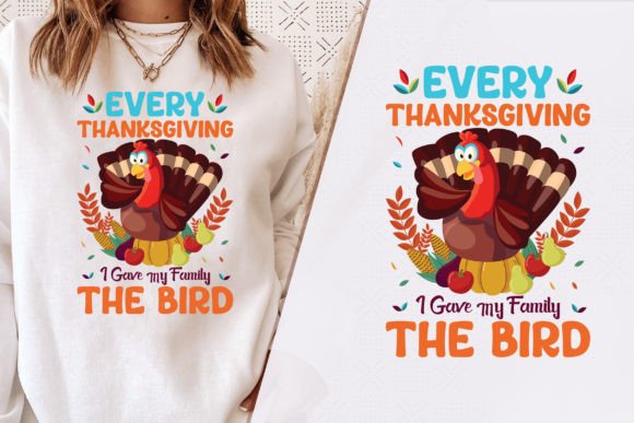 Every Thanksgiving Family T-shirt Design: Graphics for Crafters