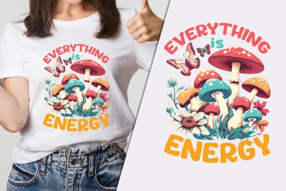 Everything is Energy: A Modern Graphic for T-Shirt Designs & Blogs
