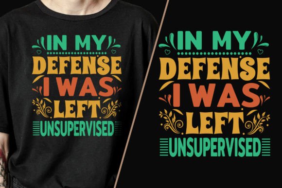 In My Defence Classic T-Shirt Design: Graphics & T-Shirt Designs