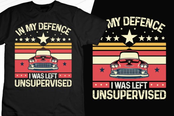 In My Defence Trendy Tee Design: Graphics & T-Shirt Designs
