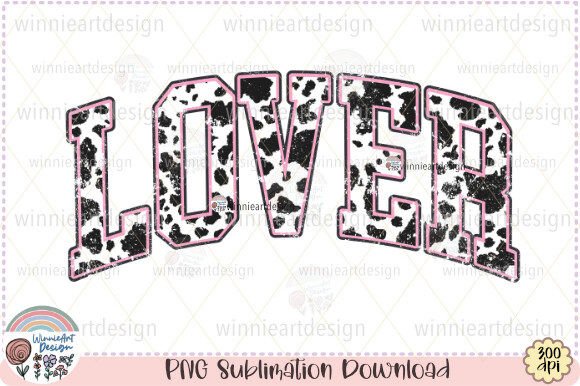 Lover Pink Cow Retro Varsity Graphics for T-Shirt Designs