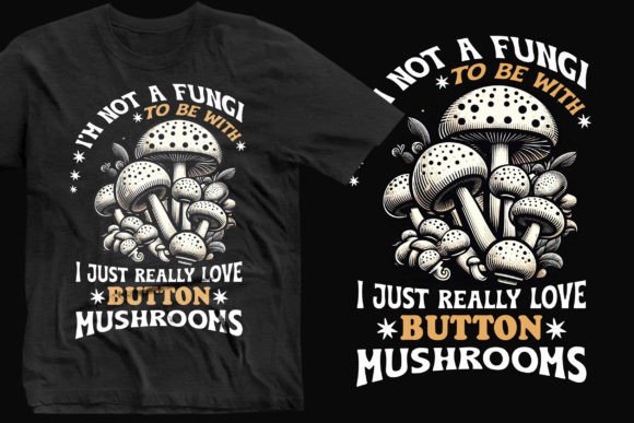Stylish Fungi Graphics for T-Shirt Designs and Beyond