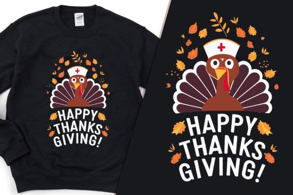 Testing a Thanksgiving SVG T-Shirt Graphic for Product Sales