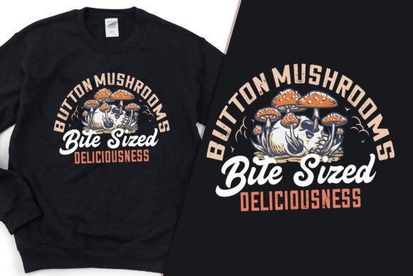 The Button Mushroom Graphic: A Versatile Design Asset