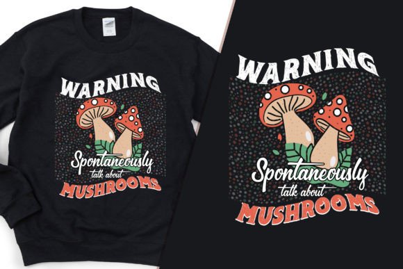 The Classy Mushroom Graphic for Packaging and Branding
