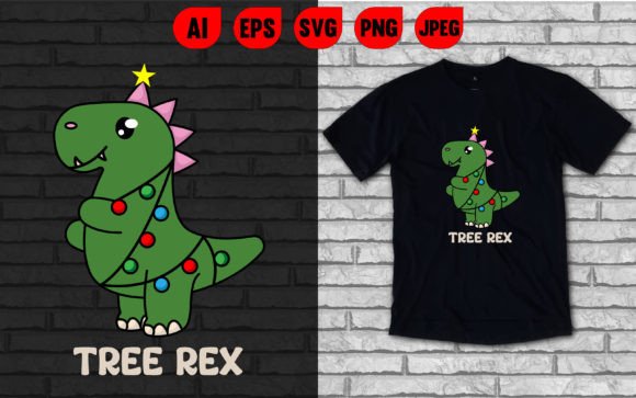 Tree Rex Graphics: A Holiday T-Shirt Design Assessment