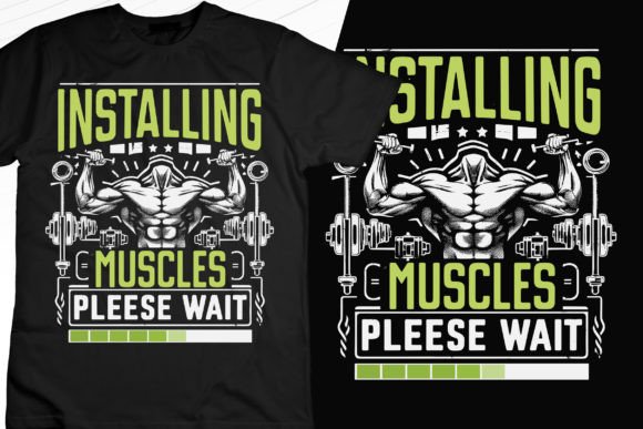 Using the Installing Muscles SVG for Editorial Graphics & T-Shirt Designs